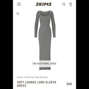 Skims soft lounge dress